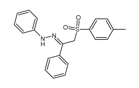 2-phenyl-2-(phenylhydrazono)ethyl p-tolyl sulfone Structure