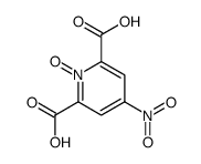 4-Nitro-2,6-pyridinedicarboxylic acid 1-oxide结构式