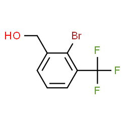 [2-Bromo-3-(trifluoromethyl)phenyl]methanol Structure