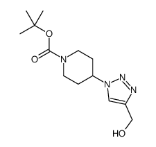 tert-butyl 4-[4-(hydroxymethyl)triazol-1-yl]piperidine-1-carboxyl ate Structure