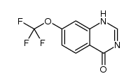 4-羟基-7-(三氟甲氧基)喹唑啉结构式