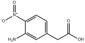 2-(3-氨基-4-硝基苯基)乙酸结构式