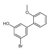 3-bromo-5-(2-methoxyphenyl)phenol结构式