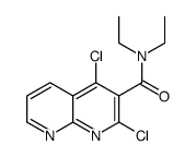 2,4-dichloro-N,N-diethyl-1,8-naphthyridine-3-carboxamide结构式