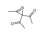 Ethanone, 1,1-(3-methyl-2H-azirin-2-ylidene)bis- (9CI)结构式