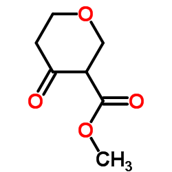 4-氧代四氢-2H-吡喃-3-羧酸甲酯结构式