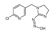 N-[1-[(6-chloropyridin-3-yl)methyl]-4,5-dihydroimidazol-2-yl]nitrous amide结构式