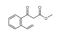 (E)-methyl 3-oxo-3-(2-vinylphenyl)propanoate结构式