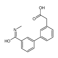 2-(3'-(METHYLCARBAMOYL)-[1,1'-BIPHENYL]-3-YL)ACETIC ACID Structure
