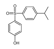 4-(4-propan-2-ylphenyl)sulfonylphenol结构式