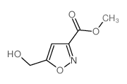 methyl 5-(hydroxymethyl)-1,2-oxazole-3-carboxylate结构式