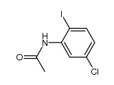 N-(5-chloro-2-iodophenyl)acetamide Structure