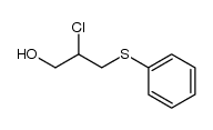 2-chloro-3-phenylthiopropan-1-ol结构式