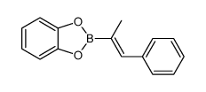 2-(1-phenylprop-1-en-2-yl)-1,3,2-benzodioxaborole Structure