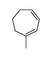 1-methylcyclohepta-1,3-diene Structure