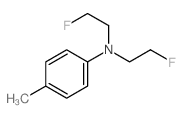 N,N-bis(2-fluoroethyl)-4-methyl-aniline structure
