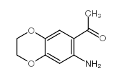 1-(7-氨基-2,3-二氢-苯并[1,4]二噁英-6-基)-乙酮结构式