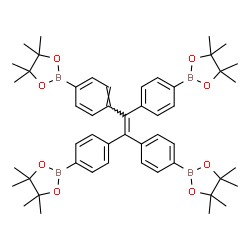 1,1,2,2-tetrakis(4-(4,4,5,5-tetramethyl-1,3,2-dioxaborolan-2-yl)phenyl)ethene Structure
