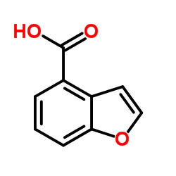 苯并呋喃-4-甲酸结构式