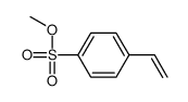 methyl 4-ethenylbenzenesulfonate Structure