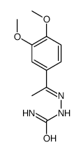 1-(3,4-Dimethoxy-α-methylbenzylidene)semicarbazide Structure