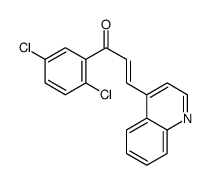 1-(2,5-dichlorophenyl)-3-quinolin-4-ylprop-2-en-1-one Structure