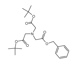 di-tert-butyl 2,2'-((2-(benzyloxy)-2-oxoethyl)azanediyl)diacetate结构式
