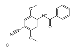 4-benzamido-2,5-dimethoxybenzenediazonium,chloride结构式