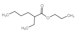 2－乙基己酸正丙酯结构式