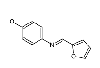 1-(furan-2-yl)-N-(4-methoxyphenyl)methanimine Structure