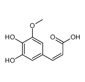 5-Hydroxyferulic acid Structure