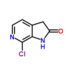 7-Chloro-6-aza-2-oxindole Structure