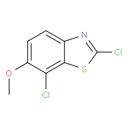 2,7-Dichloro-6-methoxybenzo[d]thiazole Structure