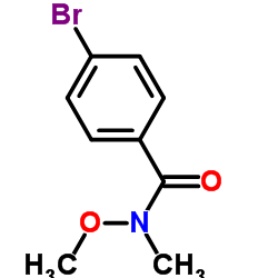 4-Bromo-N-methoxy-N-methylbenzamide Structure