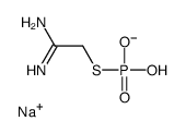 sodium,(2-amino-2-iminoethyl)sulfanyl-hydroxyphosphinate结构式