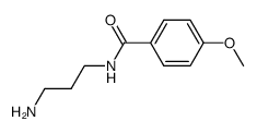 N-(3-aminopropyl)-4-methoxybenzamide Structure