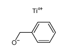 Tetrakis(benzyloxy)titanium结构式
