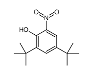 2,4-二叔丁基-6-硝基苯酚结构式