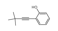 2-(3,3-dimethyl-1-butynyl)phenol结构式