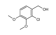2-氯-3,4-二甲氧基苯甲醇结构式