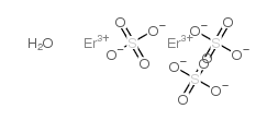 erbium(iii) sulfate hydrate Structure