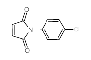 1-(4-氯苯基)-吡咯-2,5-二酮结构式