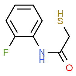 N-(2-FLUOROPHENYL)-2-MERCAPTOACETAMIDE结构式