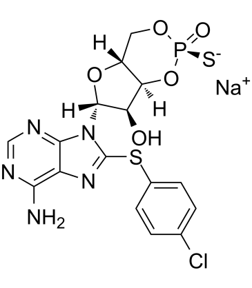 Rp-8-CPT-cAMPS sodium结构式