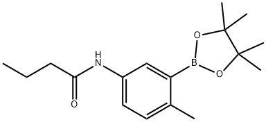 5-丁酰胺基-2-甲基苯硼酸频哪醇酯图片