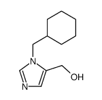 1-cyclohexylmethyl-5-(hydroxymethyl)imidazole结构式