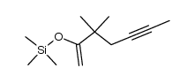 2-(trimethylsilyloxy)-3,3-dimethyl-1-hepten-5-yne Structure
