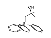 2-methyl-1-(triphenylstannyl)propan-2-ol结构式