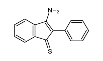 3-amino-2-phenyl-1-indenethione结构式