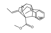 (2α,17S,19E)-19,20-Didehydro-17-hydroxyajmalan-16-carboxylic acid methyl ester Structure